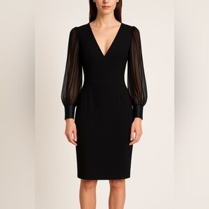 DVF Neil Black Dress
